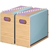 Amazon.com: Sbanmao Clear Acrylic File Box Organizer, Bamboo